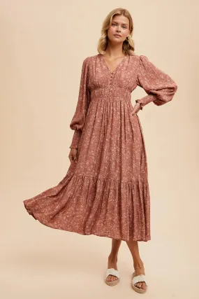 Blümchen Midikleid Lainey