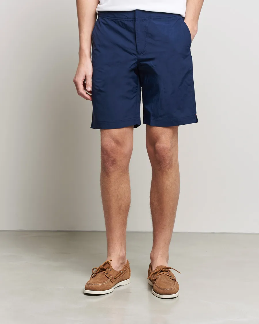 Dane III Long Leg Swim Shorts Navy
