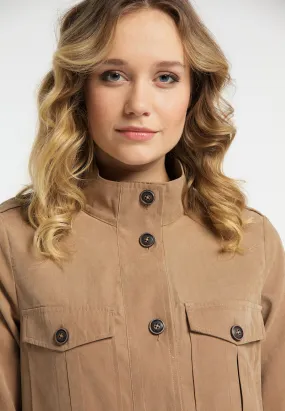 DreiMaster Vintage Übergangsjacke in Dunkelbeige
