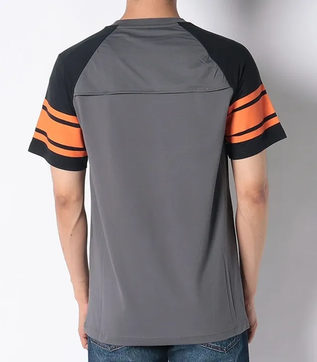 Harley-Davidson T-Shirt #1 Performance Colorblock dunkelgrau