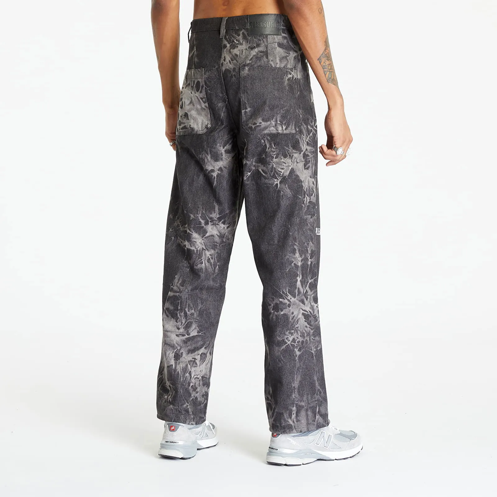 Hose Pleasures Formula Baggy Denim Black P23F019 BLACK