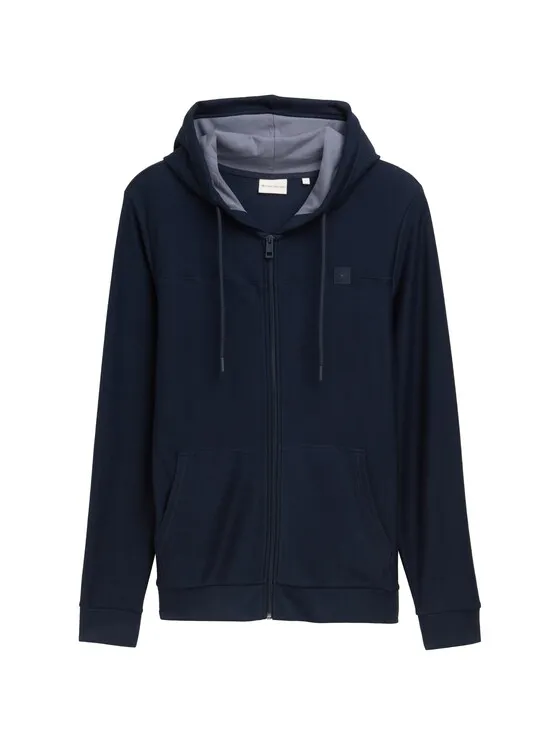 Kapuzenjacke mit Struktur