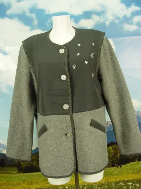 NATURAL LIFE neuwertige leichte TOP Walkjacke Jacke DW105 Trachtenjacke Gr.42