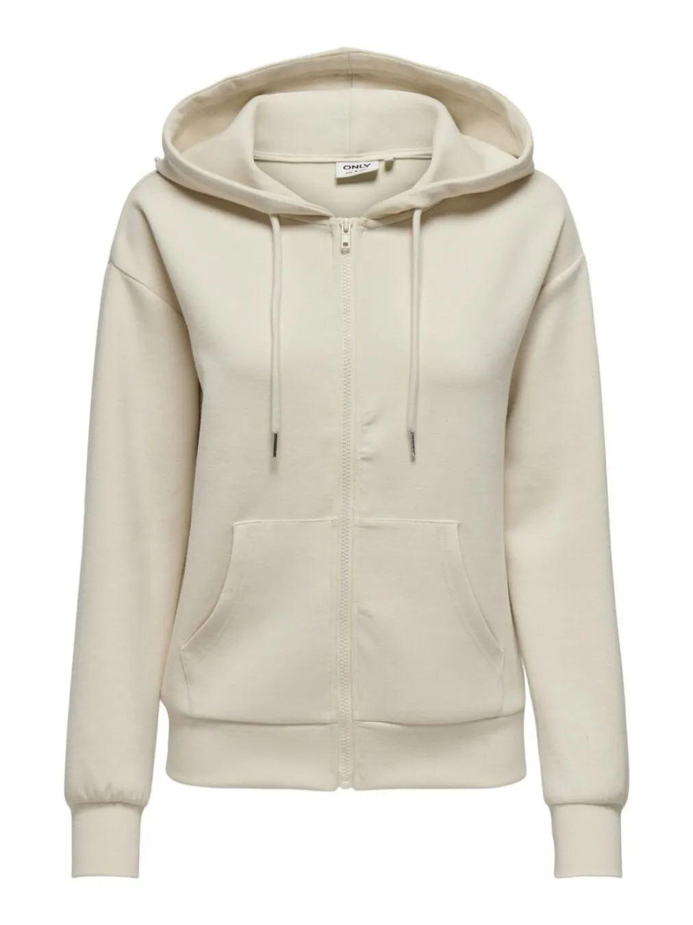 ONLFANCY L/S ZIP PEARL HOOD SWT