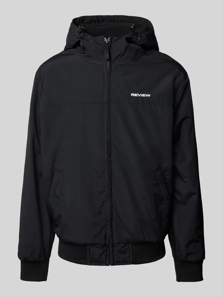 REVIEW Blouson mit Eingrifftaschen Modell 'BASIC' (black) online kaufen