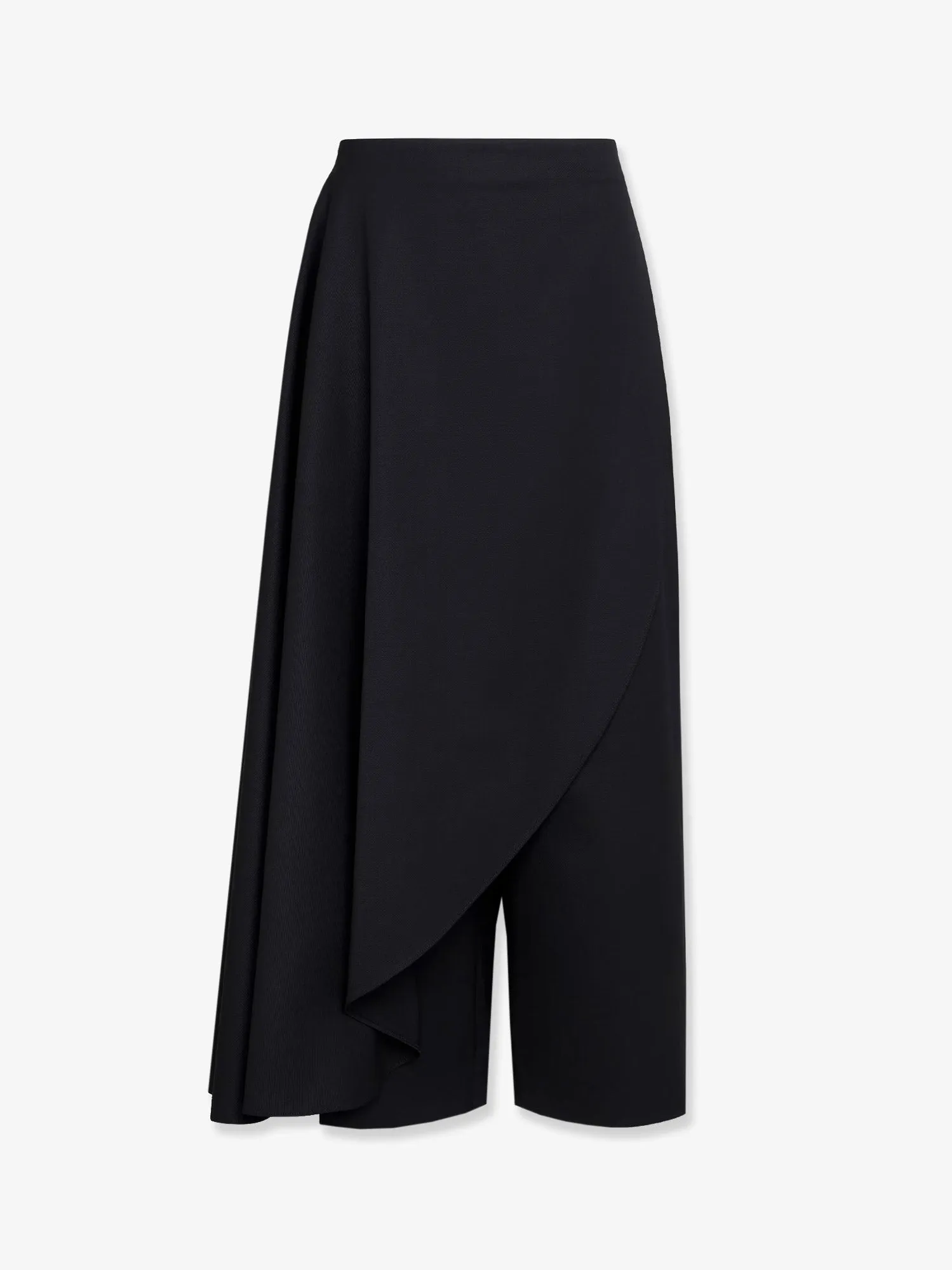 Rock Alaïa Asymmetric Wrap Midi Skirt AA9P02526T615995