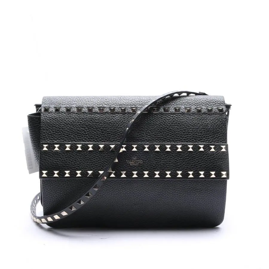 Rockstud Umhängetasche Schwarz