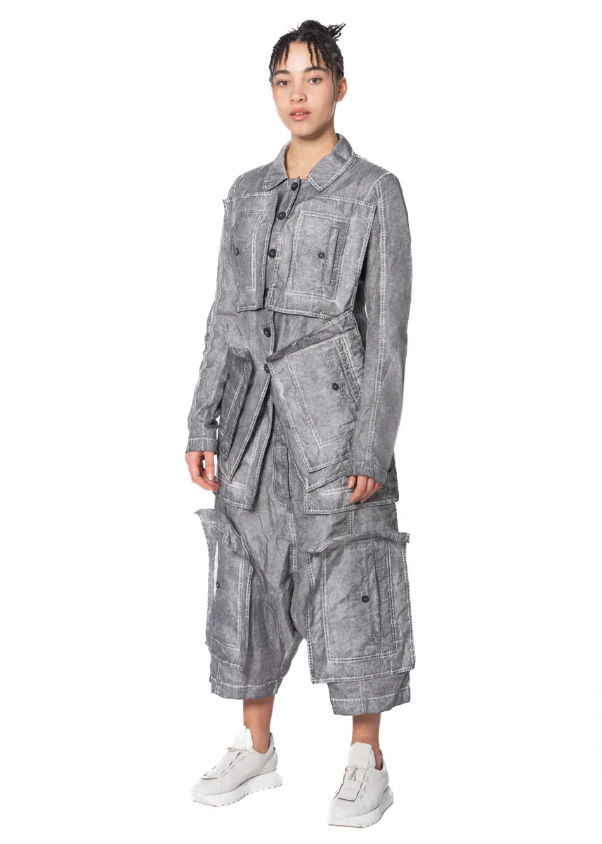 RUNDHOLZ DIP, leichte Jacke aus Baumwolle und Seide 1242091103 