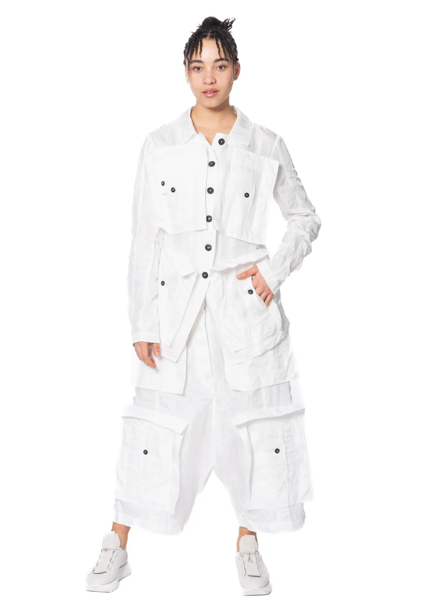 RUNDHOLZ DIP, leichte Jacke aus Baumwolle und Seide 1242091103 