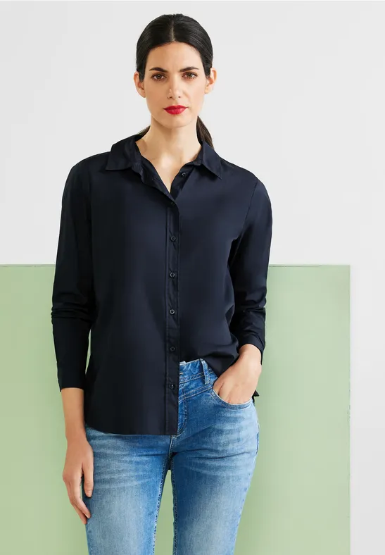 Street One Bluse mit Knopfleiste 