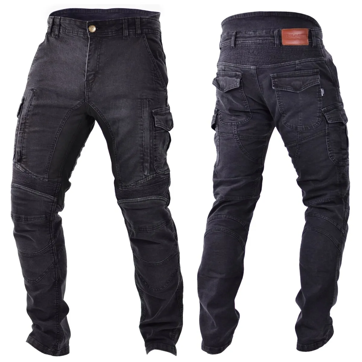 Trilobite Acid Scrambler Motorrad-Jeans Herren schwarz regular 44/32