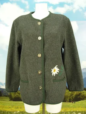wundervolle neuwertige leichte Walkjacke Jacke DW110 Trachtenjacke Janker Gr.42
